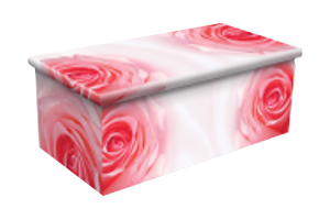 Pink Roses Cremation Urn